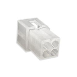 Female .062" Pin & Socket Receptacle Housing, 4 Circuits, 2x2